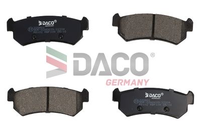 Комплект тормозных колодок, дисковый тормоз DACO Germany 320801 для DAEWOO LACETTI