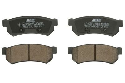 Remblokken set Achter , past: CHEVROLET LACETTI, NUBIRA  DAEWOO LACETTI 1.4-2.0D 02.04-