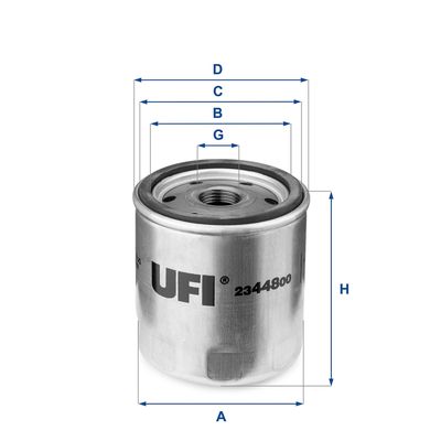 Масляный фильтр UFI 23.448.00 для FIAT 128