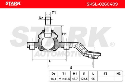 Шарнири STARK SKSL-0260409
