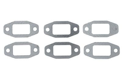 (EN) Exhaust/intake manifold gasket (hoeveelheid per verpakking: 6pcs, prijs per: 6pcs, wapeningsmateriaal) past: FENDT 1 D FARMER, 1 E FARMER, 1 FARMER, 1 Z FARMER, 2 D FARMER