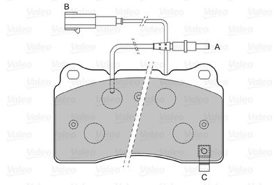 Brake Pad Set, disc brake 598772