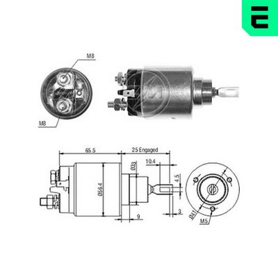 Elektromagnetický spínač, startér ERA ZM2777