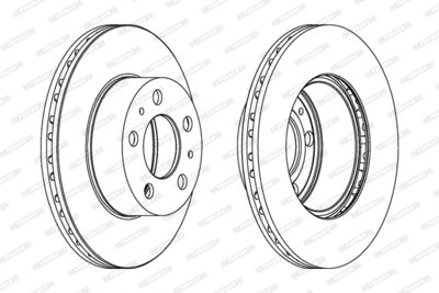 DISC FRANA FERODO DDF174 1