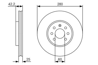 Brake Disc 0 986 479 S55