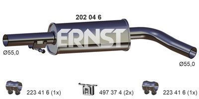 MITTELSCHALLDäMPFER