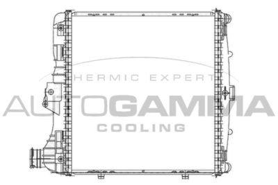 AUTOGAMMA 105102 Радиатор охлаждения двигателя  для PORSCHE CAYMAN (Порш Каман)