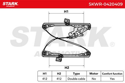 стъклоподемник STARK SKWR-0420409