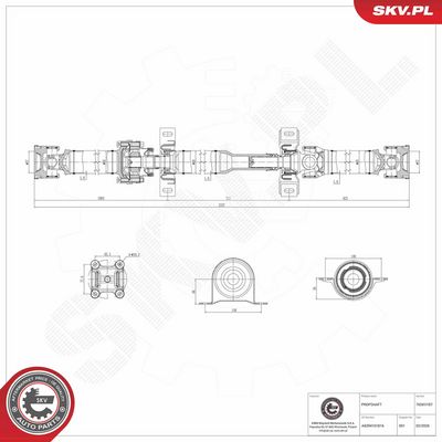 полуоска ESEN SKV 76SKV187