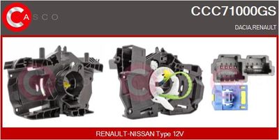 Vinutá pružina, airbag CASCO CCC71000GS