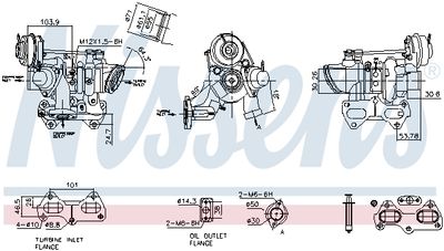 COMPRESOR SISTEM DE SUPRAALIMENTARE NISSENS 93490 6