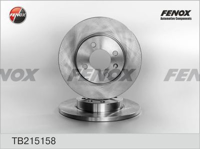 Тормозной диск FENOX TB215158 для CHERY BONUS