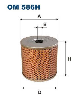 FILTRON Filter, hydrauliek (OM 586H)