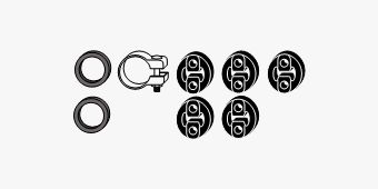 SET MONTARE SISTEM DE ESAPAMENT