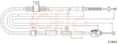 CABLU FRANA DE PARCARE COFLE 92176051