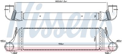 INTERCOOLER COMPRESOR NISSENS 96388 5