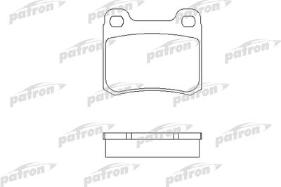 Комплект тормозных колодок, дисковый тормоз PATRON PBP979 для MERCEDES-BENZ СЕДАН