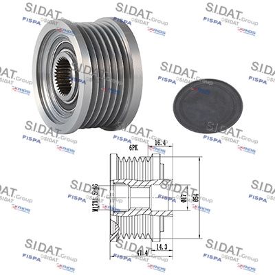 механизъм за свободен ход на генератор SIDAT 455079