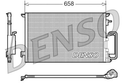 DENSO DCN20032 Радиатор кондиционера  для OPEL SIGNUM (Опель Сигнум)