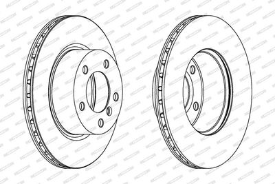 DISC FRANA FERODO DDF1229 1