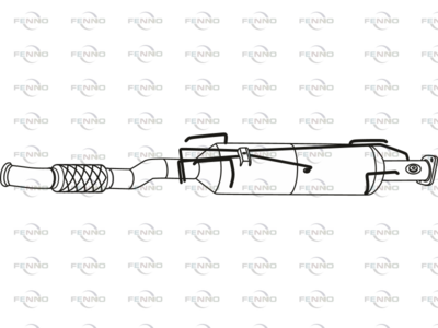 Katalizator SCR FENNO P8896DPF