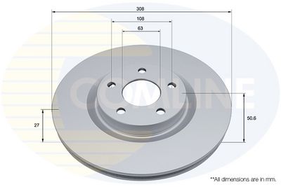 спирачен диск COMLINE ADC5042V
