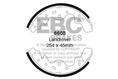 6608 EBC Brakes Комплект тормозных колодок