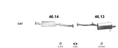 Układ wydechowy POLMO POLMO00141