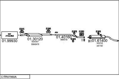 SISTEM DE ESAPAMENT MTS CITR07960A004968