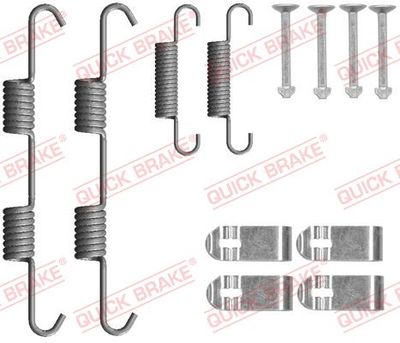 Tillbehörssats, bromsbackar, parkeringsbroms QUICK BRAKE 105-0077