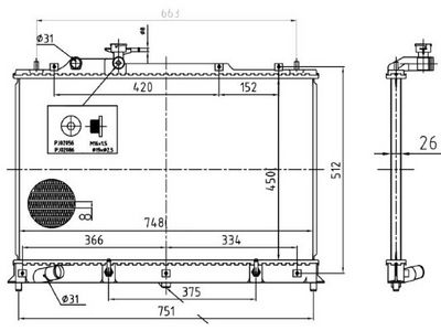 RADIATOR RACIRE MOTOR