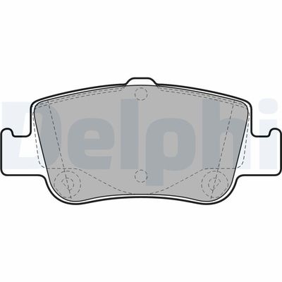 Brake Pad Set, disc brake LP2103