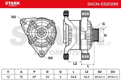 генератор STARK SKGN-0320299