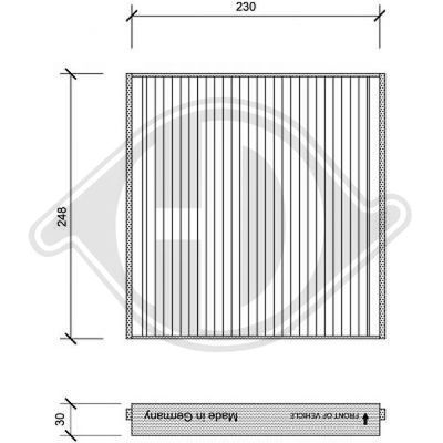 FILTRU AER HABITACLU DIEDERICHS DCI1121