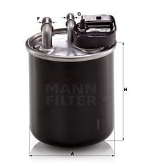 Топливный фильтр MANN-FILTER WK 820/20 для MERCEDES-BENZ V-CLASS