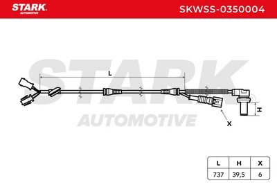 датчик, обороти на колелото STARK SKWSS-0350004