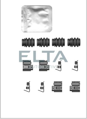 Комплектующие, колодки дискового тормоза ELTA AUTOMOTIVE EA8923 для TESLA MODEL 3