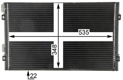 CONDENSATOR CLIMATIZARE MAHLE AC820000P 7