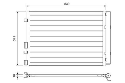 KONDENSATOR KLIMAANLAGE