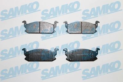 Комплект тормозных колодок, дисковый тормоз SAMKO 5SP257 для DAIHATSU CHARADE