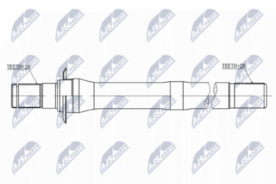 NTY Steckwelle, Differential