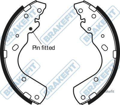 APEC Brake Shoe Set BSH1082
