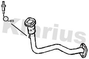 Rura wydechowa KLARIUS 301197