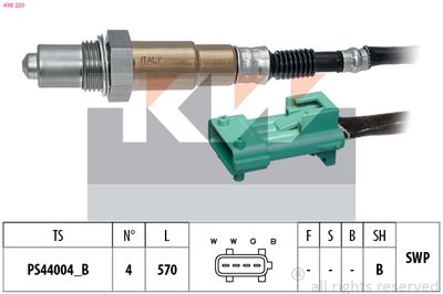 Sonda lambda KW 498 220