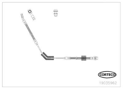 BREMSSCHLAUCH CORTECO 19035962