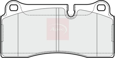 APEC Brake Pad Set, disc brake PAD2040