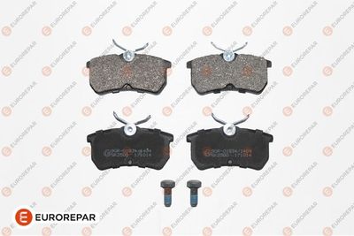 Комплект тормозных колодок, дисковый тормоз EUROREPAR 1617261980 для FORD FIESTA