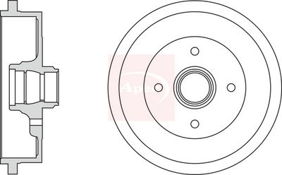 APEC Brake Drum DRM9154