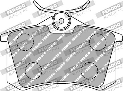 BREMSBELAGSATZ SCHEIBENBREMSE FERODO RACING FDS1083 1