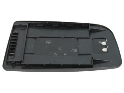 Zijspiegel glas Rechts (in reliëf, met verwarming, chroom, rechthoekige vergrendeling) past: MERCEDES SPRINTER 906  VW CRAFTER 2E 04.06-06.18